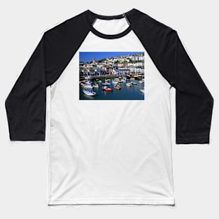 Brixham Harbour Baseball T-Shirt